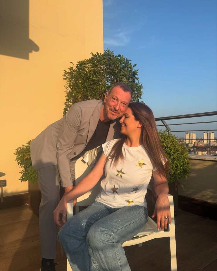 Amadeus e Giovanna Civitillo