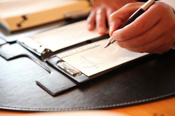 Scrivere un appunto