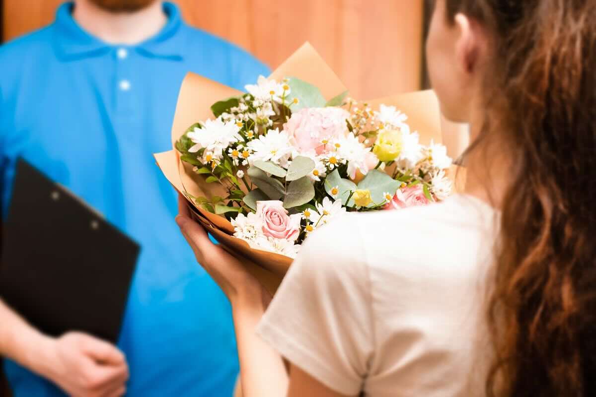 Consegna fiori a casa