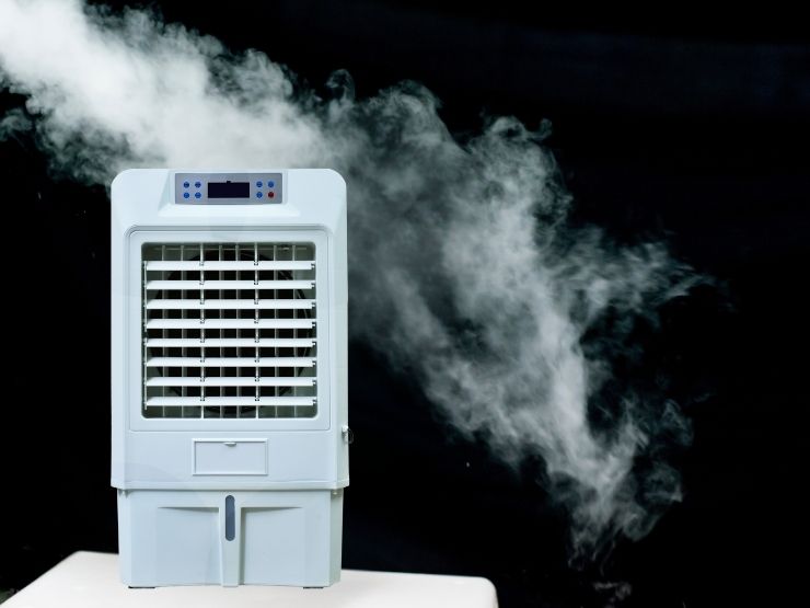 ventilatore acqua nebulizzata