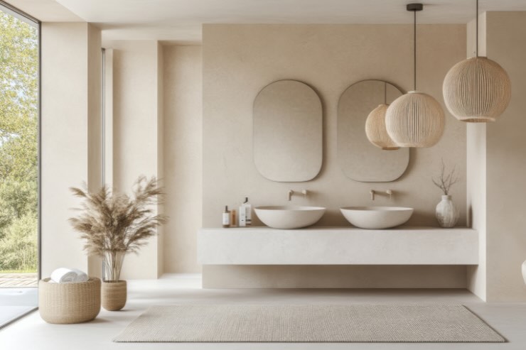 bagno colori neutri