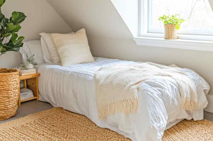 Letto sotto la finestra 