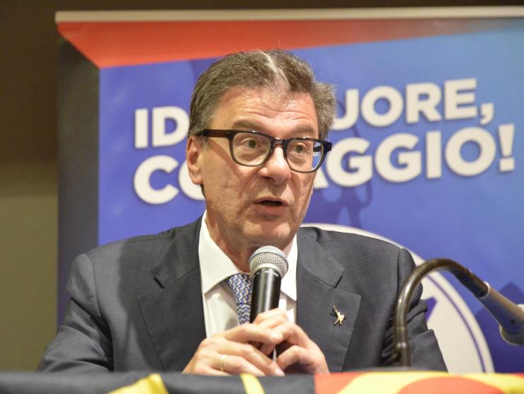 Il ministro dell'Economia, Giancarlo Giorgetti