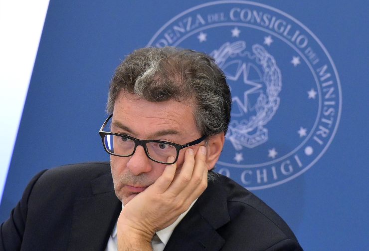 Il ministro dell'Economia, Giancarlo Giorgetti