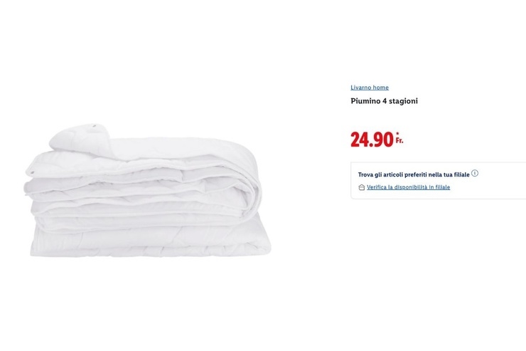 Offerta Lidl copripiumino