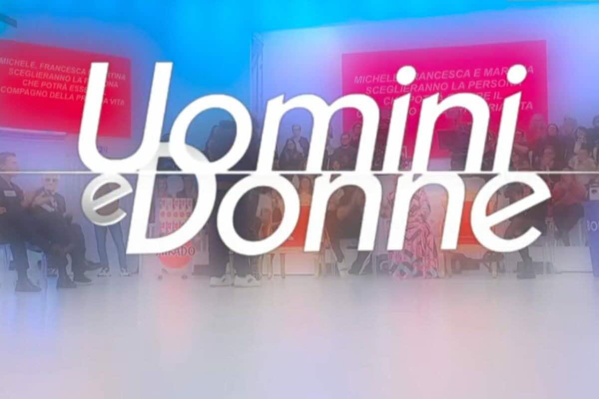 Schermata uomini e donne studio