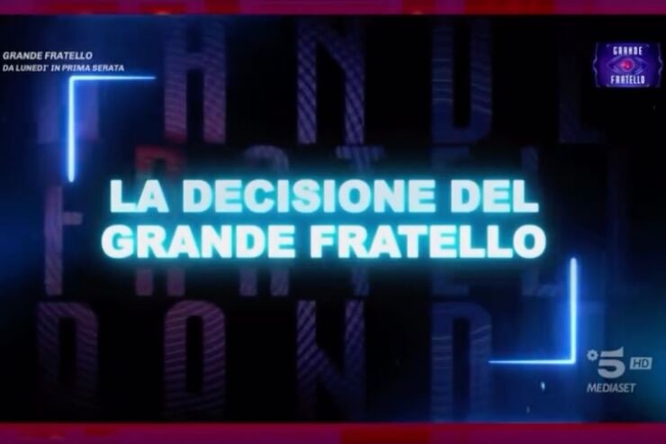 Schermata Grande Fratello