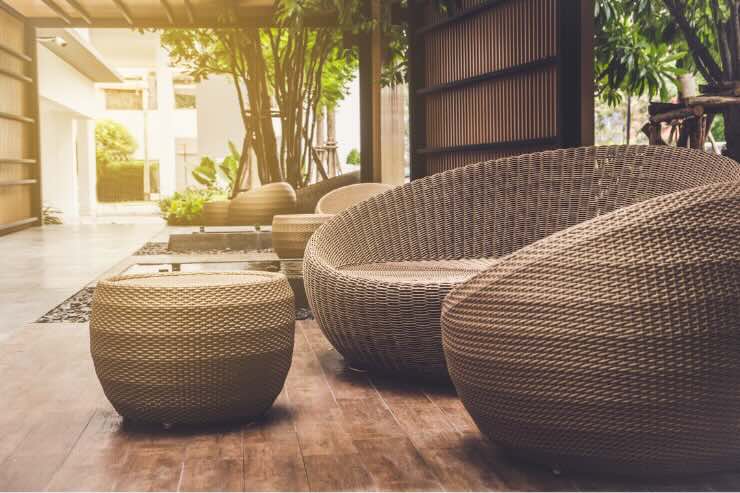 mobili rattan 