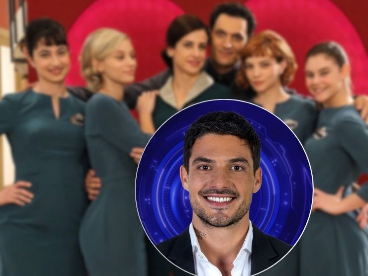 attrici il paradiso delle signore, foto sul set, cerchietto con foto di Lorenzo Spolverato