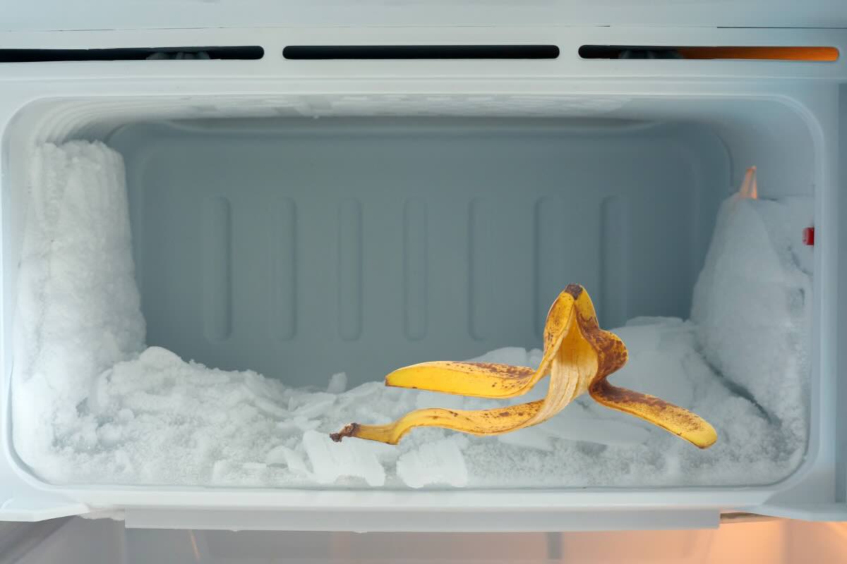 freezer buccia di banana 